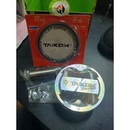 TAIKOM PISTON 57MM 58MM FZ150/ Y15ZR/LC135 57MM 58MM PISTON STANDARD FORGOT DOME