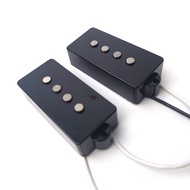 For P Bass Guitar Pickups Vintage Alnico 5 4 String Bass Neck Bridge Pickups Set