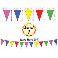 Colourful Triangle Flagline/ Triangle Flag ( PVC )
