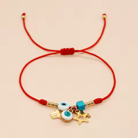 Go2boho Bohemian Turkish Evil Eye Bracelet Women Charm Wholesale Handmade Friendship Fashion Jewelry