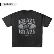 Krazy Brazy - Records Black Tshirt | Men's Band T-Shirts | Distro T-shirts for Men and Women