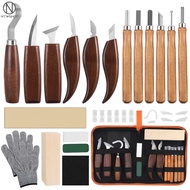 【Fast delivery】 Wood Carving Tool Set, 30 in 1 Carving Set with 12 Carving K-nives, with for Beginne