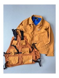 Go Slow Caravan 3WAY Jacket 24AW日系戶外運動尼龍防水工裝馬甲背心夾克外套