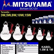 CAHAYA DC battery lamp Cable length 1.5M Mitsuyama 3w 5w 10w 15w White Light