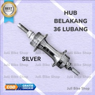 Hub sepeda 36H lipat mtb hitam freehub bos double drat depan belakang bosch bosh 36 hole lubang H ca