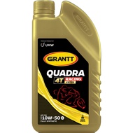 MOTORCYCLE OIL - UMW Grantt Quadra 4T Racing ESTER SAE 10W-50【1L】 (READY STOCK)