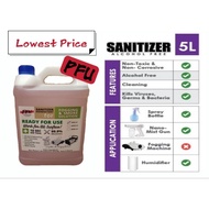 🔥Lowest Price🔥💯Food Grade 5L Multi Sanitizer/Fogging Sanitizer/75% Pure Alcohol Sanitizer