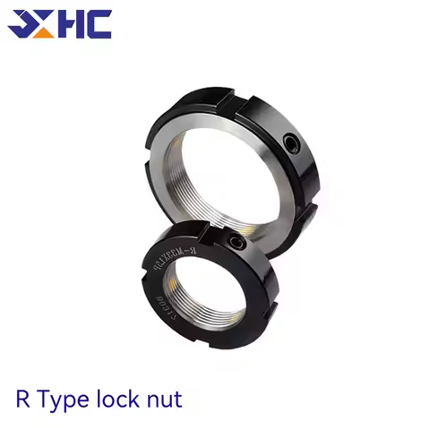 Lock Nut R-Type 42CrMo radial precision screw rod round nut anti-return anti-loosening lock bearing 