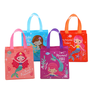 Kids Goodie Gift Bag for Birthday Parties Non-Woven Bags (Dino / Mermaid / Animal / Baby Shark)