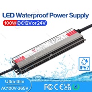 100W LED Driver DC12V DC24V IP67 Waterproof Lighting Transformers for Outdoor Lights Power SupplyAC1
