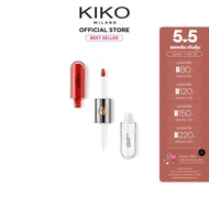 KIKO MILANO Unlimited Double Touch อันลิมิเต็ด ดับเบิ้ล ทัช (ลิปติดทน กันน้ำ ลิปแมท ลิปกลอส ลิปจิ้มจ