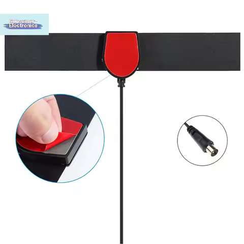 【1PC 25 Mile Range Antenna TV Digital HD 4K Antena Digital Indoor HDTV Support 1080p】
