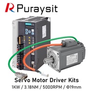 HB Puraysit  Servo Motor kits 1KW 6SL3210-5FB11-0UA1 1FL6044-2AF21-1MA1 3.18NM 6.3A 3000RPM Dia.19mm