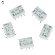 [hro] 5pcs dc 5v smd g6k-2f-y signal relay 8pin for omron relay  [MY]