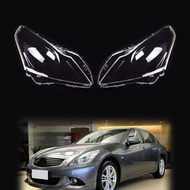 Pair For Infiniti G Series G37 G35 G25 2008-2013 Headlight Lens Cover Shell Lampshade