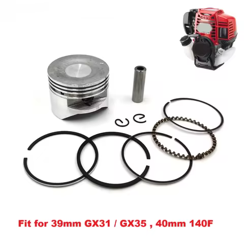 Piston Ring Pin Kit 39mm 40mm For Honda GX35 GX31 GX35NT HHT35S UMK35 140F Engine Motor Rebuild Repl