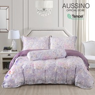 Aussino COOLING TENCEL™ Periwrinkle Pure Luxury Sheet 5pcs Set