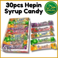 30pcs Hepin Syrup Soft Candy｜Mixed Fruit Flavour｜Soft Gula Buah
