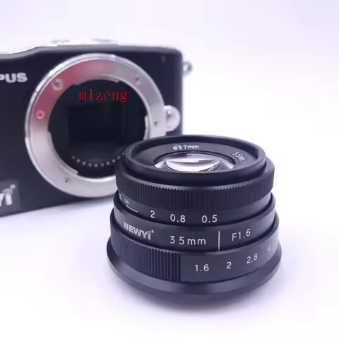 35mm F1.6 Movie Manual Focus Lens APS-C for Sony a7r2 a7 A6600 fujifilm xt5 xe4 panasonic m43 em10 e
