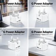 Adapter 2 In 1 Fast USB Tpye-C 13 14 15 Charger Foldable Port