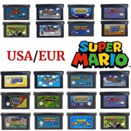 Mario GBA Games cards EUR USA Version GBA Game Cartridge 32 Bit Video Game Console Card Series Super