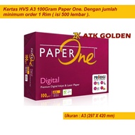A3 size HVS Paper 100gr Paper One