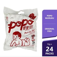 Popo fish muruku party pack snacks family pack Muruku ikan ayam spicy fish cracker baby fish tidbits
