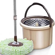Rotating Mop,360 Spin Mop With Extended Handle, Stainless Steel Drainage Basket, 2 Extra Microfiberd Refills for Floor Cleaning by Anniversary