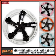 Sesuai untuk Tesla Model Y Penutup Hab Roda Tepi Penuh 19 Inci Pembaharuan Y Model Penutup Roda Inci