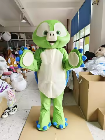 Potdemiel Disney Olu Mel Mascot Costume Duffy and Friends Walkable Plush Outfits for Halloween Chris