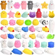 10pcs Mini Cute Cat Squishy Antistress Ball Creative Mochi Rising Abreact Soft Squeeze Toy Stress Relief Funny Kids Gift Toy