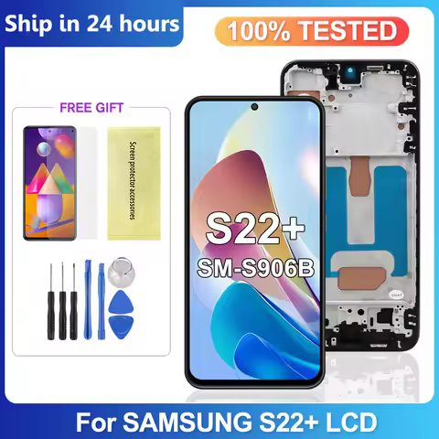 TFT S22 Plus For Samsung S22 Plus S906B S906U S906N LCD Display Touch Screen Digital Assembly Replac