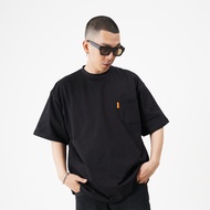 Heavyweight Studio T-Shirt 8s 320 Gsm Oversize Super Heavy Pocket Black