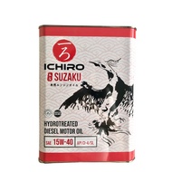 [FREE Oil Filter] MADE IN JAPAN Ichiro Suzaku 15W-40 CI-4/SL Hydrotreated Diesel Engine Oil 6L