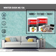 MS 134 WINTER DUSK • 1L Momento Set • Textured Series - Sparkle Silver • Nippon • Interior Wall