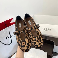 Alaia Alaia 2025 Early Spring Leopard Print Mazhen Ballet Shoes
