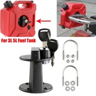 Fuel Tank Mount Petrol Can Jerry Cans Key Bracket Holder Lock Fastener Universal For Car Motorcycle RV SUV