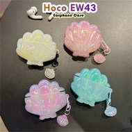 【High quality】For Hoco EW43 Case Creative Colourful Shell Soft Silicone Earphone Case Casing Cover N