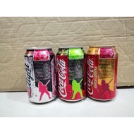 Italy Coca Cola Coke Singer can set (BN)