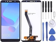 Pantaohuaes LCD Screen and Digitizer Full Assembly for Huawei Y6 Prime (2018) (Color : Black)