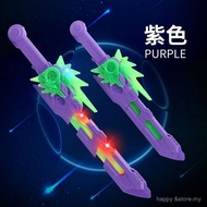Sound Light Retractable Toy Flash Colorful Toy Sword Luminous Sword Music Boy Laser Light Sword