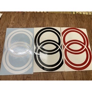 Gilera ring logo sticker for airvent sp,vxr