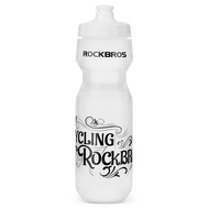 洛克兄弟（ROCKBROS） 骑行水壶山地公路车骑行水杯便携自行车运动健身户外水壶 享受骑行-半透明 750ml