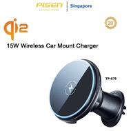 PISEN TP-C70 Mag Depot Qi2 Wireless Car Mount Charger Fast Wireless Charging (15W)