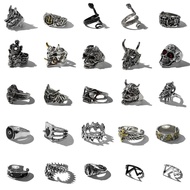 KRGJNTN RING MALE/ Ring DISTRO MEN'S RING/ Alloy Metal Men Ring
