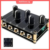 Stereo Audio Mixer 3.5mm 4 Channel Portable Mini Audio Mixer with Separate Volume Control  SHOPSKC4413