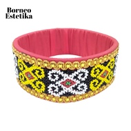 Beaded Dayak Hat Traditional Dayak Hat for Men, Plain Model, Dayak Accessories by Kalimantan