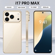 A17 Pro Max 4G/5G Smartphone  6.7inch Full Screen Memory 8GB+256GB Battery 8000mAh Smooth Network
