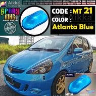 Aikka Supreme Pearlized Metallic [ MT21 Atlanta Blue ] Colour Paint Car Body Aerosol Cat Motor Keret