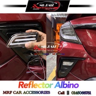 Perodua Reflector Albino / Bezza Ativa Alza 2022 / Bezza Reflector Albino Bezza rear side bumper alb